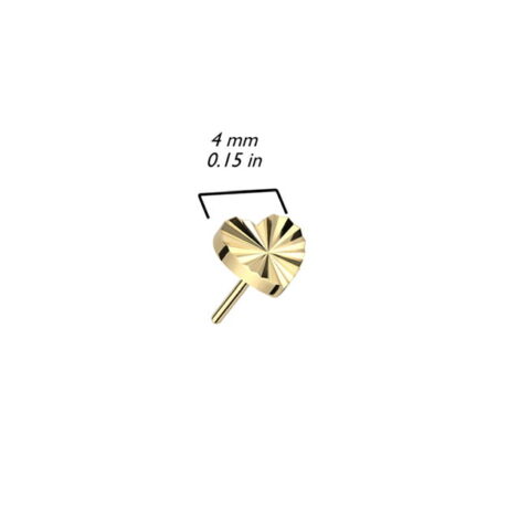 Implant Grade Titanium Threadless Push In Diamond Cut Star Top - Image 6