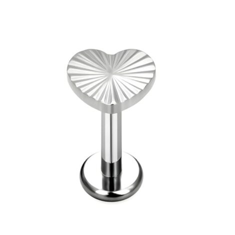 ASTM Titanium Flat Back Studs with Laser Cut Tops Internally Threaded - Image 5