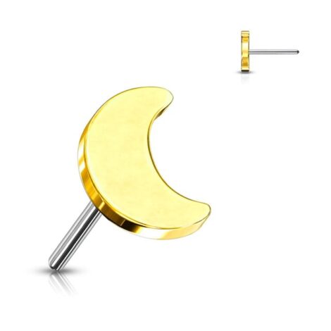 Implant Titanium Threadless Push in Pin Moon Top - Image 5