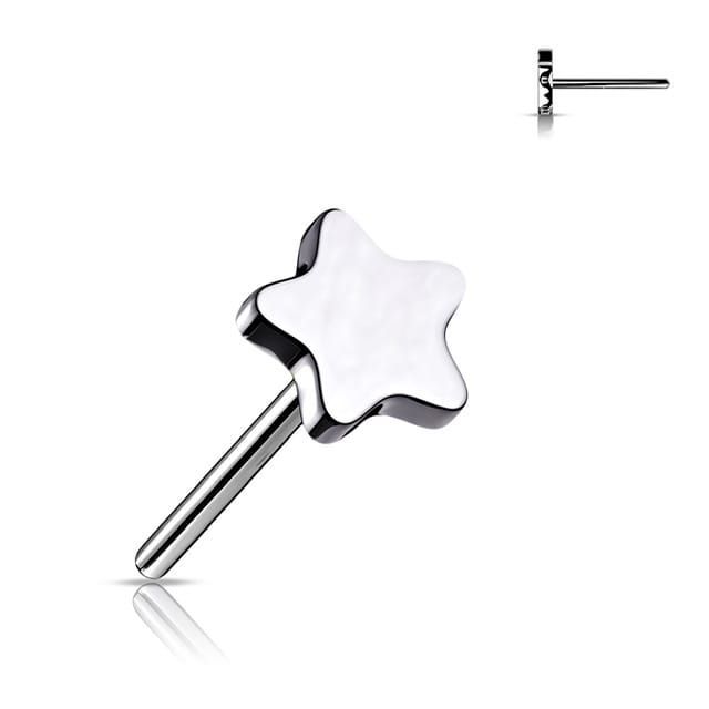 Implant Titanium Threadless Push in Pin Star Tops