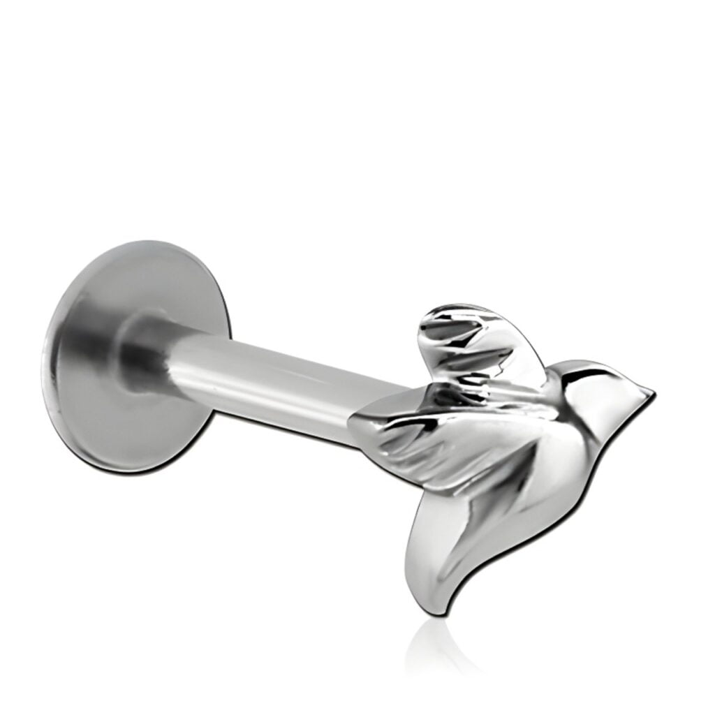 100% 316L Surgical Steel Labret with Micro Swallow Top