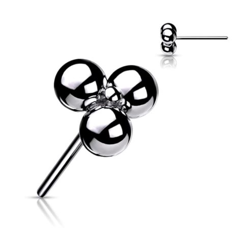 Implant Titanium Threadless Push in Pin Micro Trinity Ball Cluster Top - Image 4