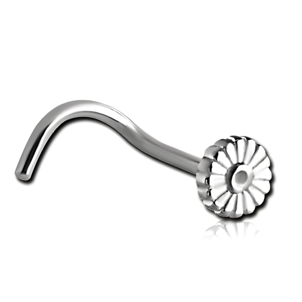 316L Surgical Steel Dainty Daisy Nose Screw