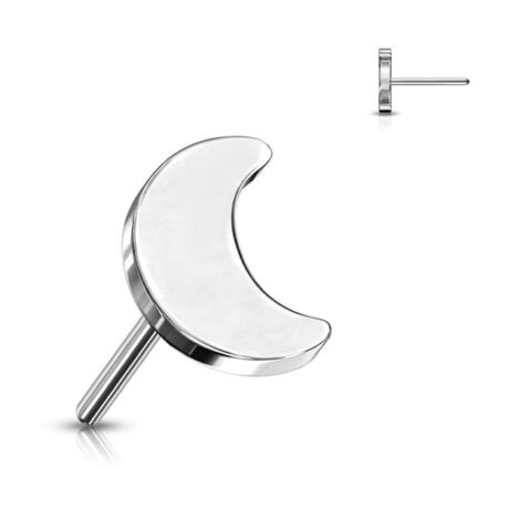 Implant Titanium Threadless Push in Pin Moon Top - Image 6