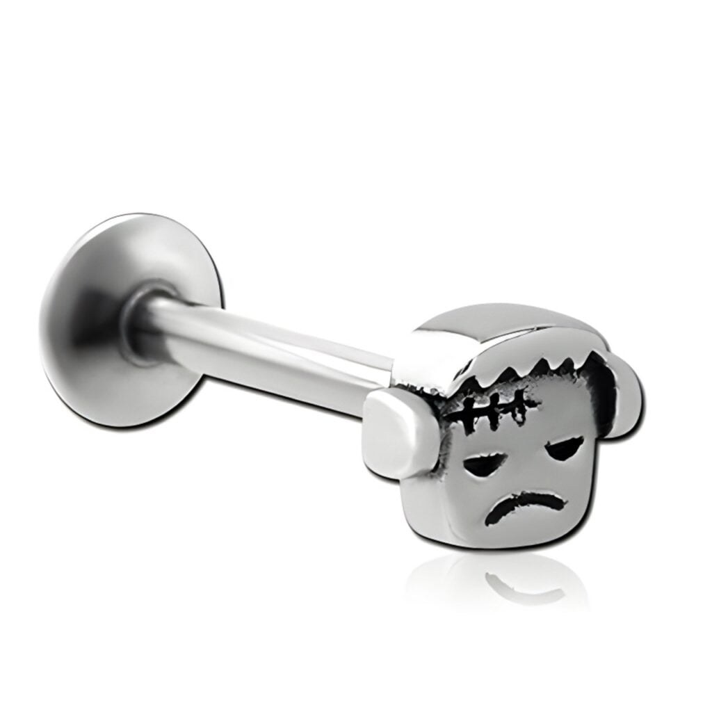 Surgical Steel Frownie Frankie Captive Bead Ring, Septum Daith