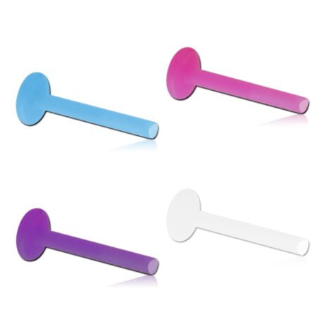 BioFlex Labret Cartilage Stud Threadless Push-In Base