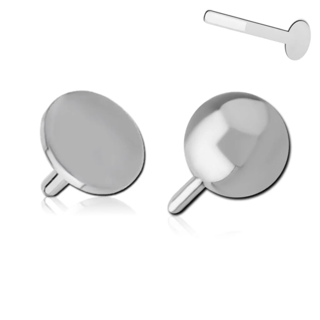 BioFlex Labret Attachment, Ball or Disc Push Fit Threadless Top