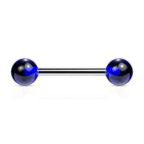 Ultra Violet Acrylic Balls for Black Light Club Goer Tongue Barbell - Image 2