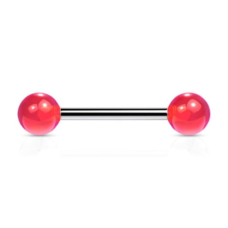 Ultra Violet Acrylic Balls for Black Light Club Goer Tongue Barbell - Image 6