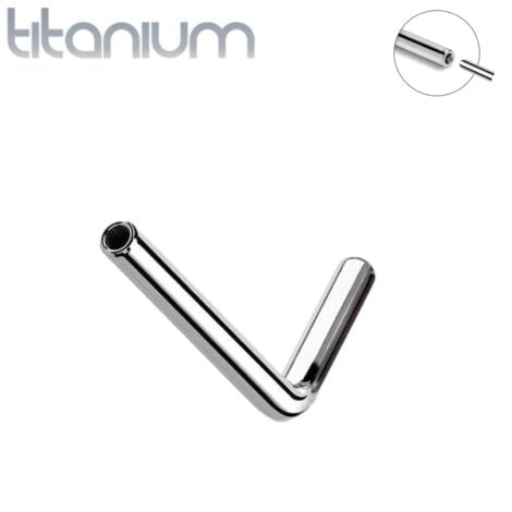Implant Grade Titanium Threadless Push-In Pin Nose L Bend Post