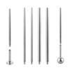 2PC Set Straight Insertion Tapers, Internally Threaded Jewellery