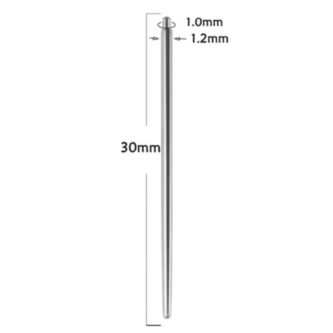 2PC Set Straight Insertion Tapers, Internally Threaded Jewellery - Image 5