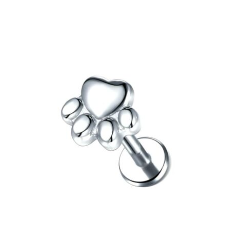 Labret Ear Cartilage Studs with Fun Nature Lovers Tops - Image 7