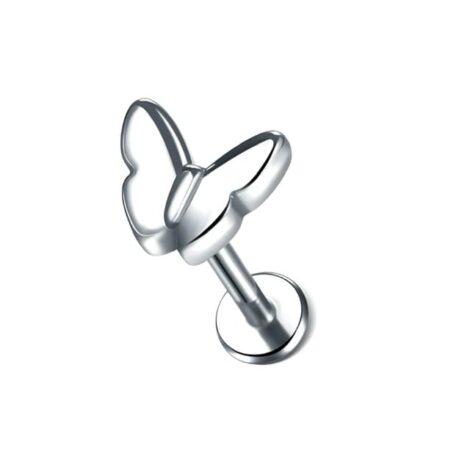 Labret Ear Cartilage Studs with Fun Nature Lovers Tops - Image 9