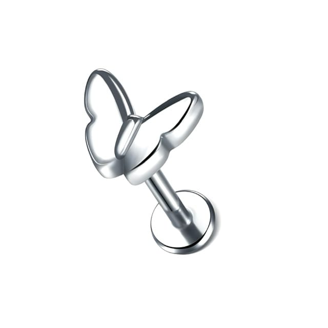 Labret Ear Cartilage Studs with Fun Nature Lovers Tops