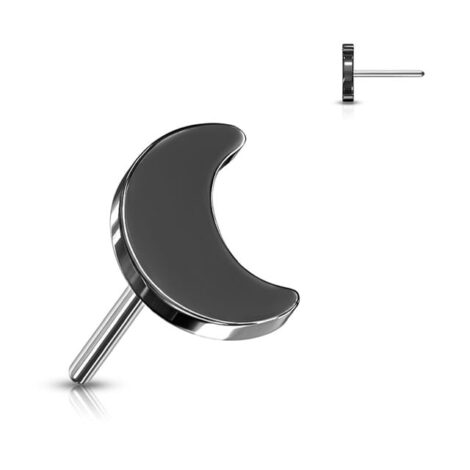 Implant Titanium Threadless Push in Pin Moon Top - Image 3