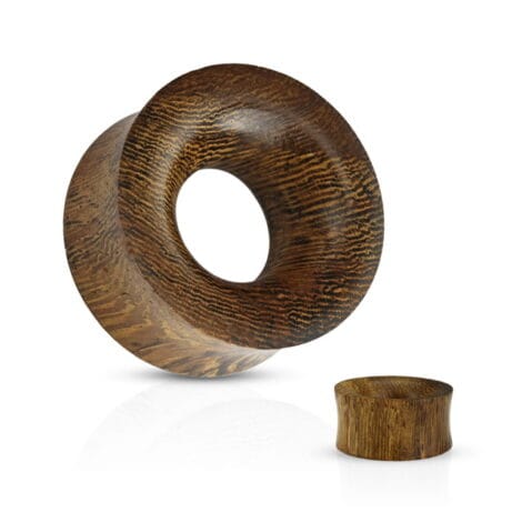 Organic Pairs of Concave Hollow Saddle Fit Snakewood Tunnels