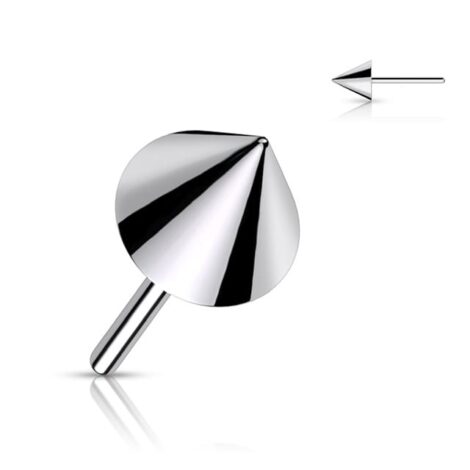 Implant Grade Titanium Threadless Push In Pin Cone/ Spike Top - Image 2