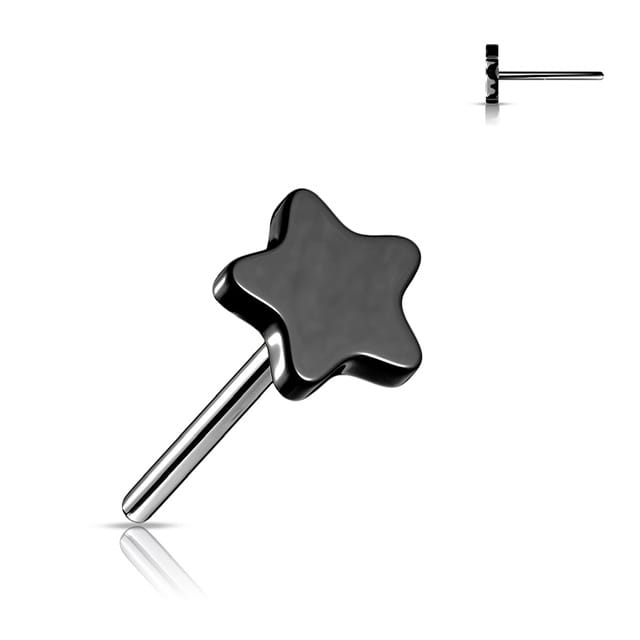 Implant Titanium Threadless Push in Pin Star Tops