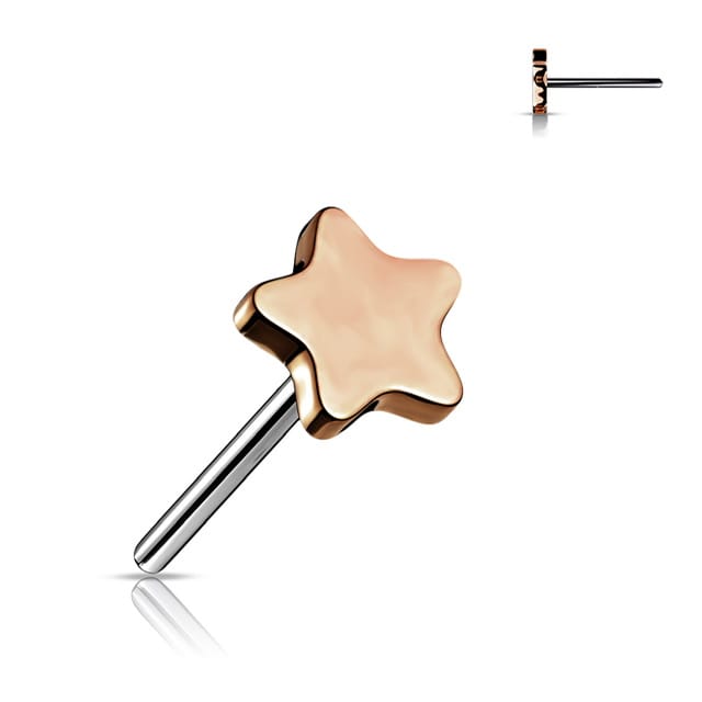 Implant Titanium Threadless Push in Pin Star Tops
