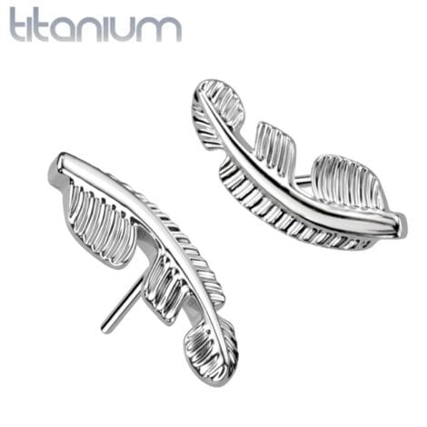 Implant Grade Titanium Threadless Push In Pin Leaf Top