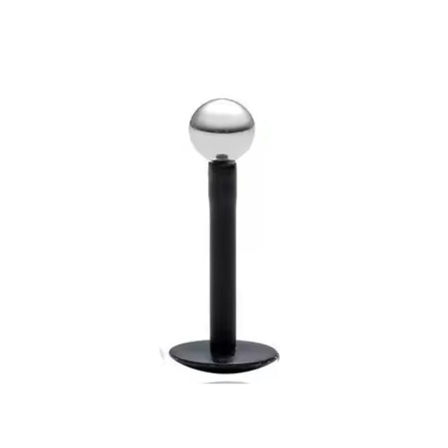 Bioplast Push Fit Steel Ball Top Labret Stud, Cartilage Tragus