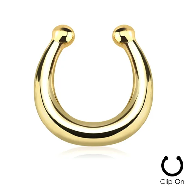Septum Hanger Plain Non-Piercing Ring