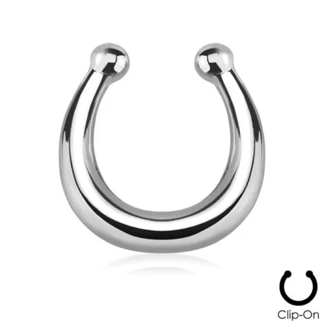 Septum Hanger Plain Non-Piercing Ring - Image 2