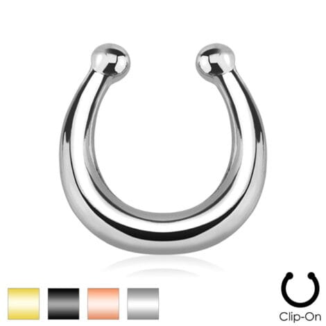 Septum Hanger Plain Non-Piercing Ring