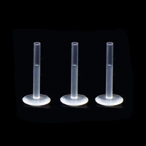 BioFlex Labret Cartilage Stud Threadless Push-In Base - Image 4