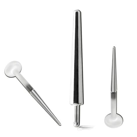 Bioflex Labret Flat Back Stud Insertion Pin Taper