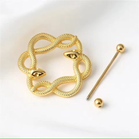14G Twisted Snake Nipple Shield Ring Pairs - Image 2