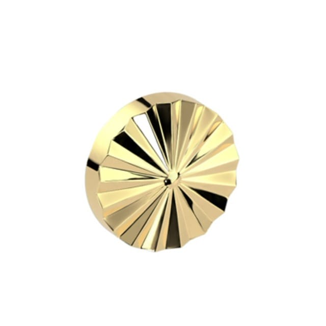 Implant Grade Titanium Diamond Cut Round Top Dermal/ Spare Internally Threaded