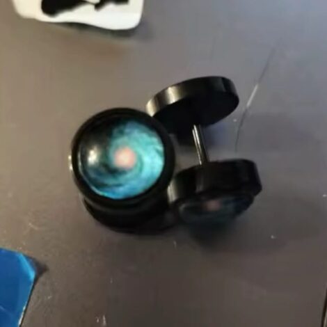 Fake Black Plug Pairs with Stary Night Dome Fronts - Image 9
