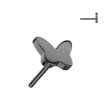 Implant Grade Titanium Threadless Push In Flat Butterfly Top - Image 5