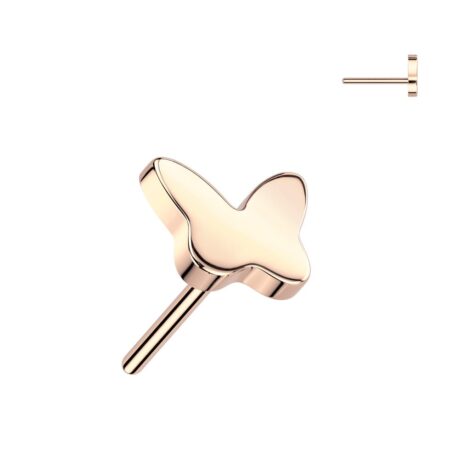 Implant Grade Titanium Threadless Push In Flat Butterfly Top - Image 4
