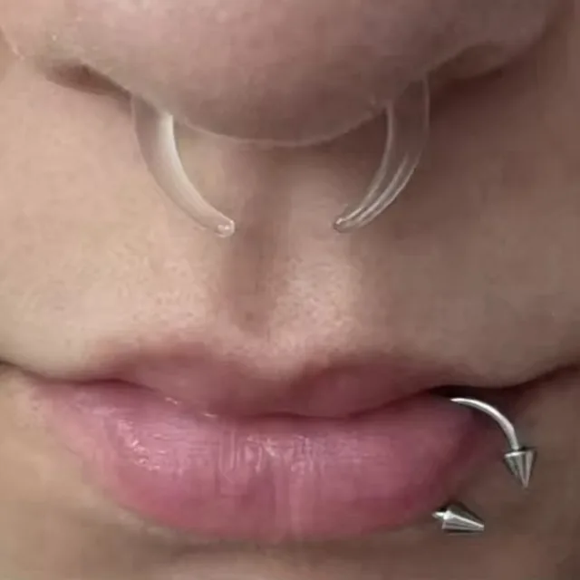 Crescent/ Pincher Taper Pairs with O-Rings for Septum, Earrings