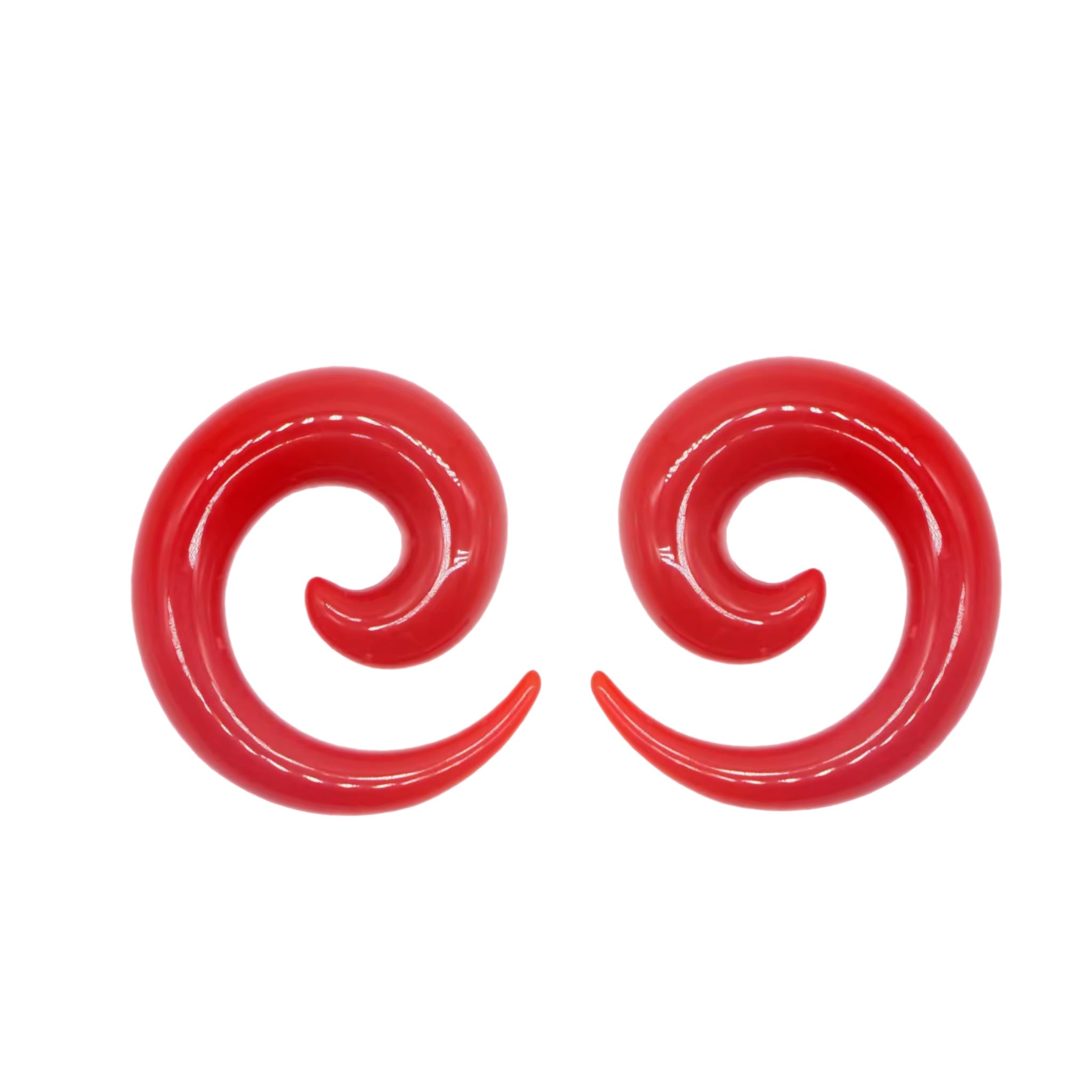Acrylic Spiral Taper Plug Pairs Transparent/ Solid Colours - Image 13