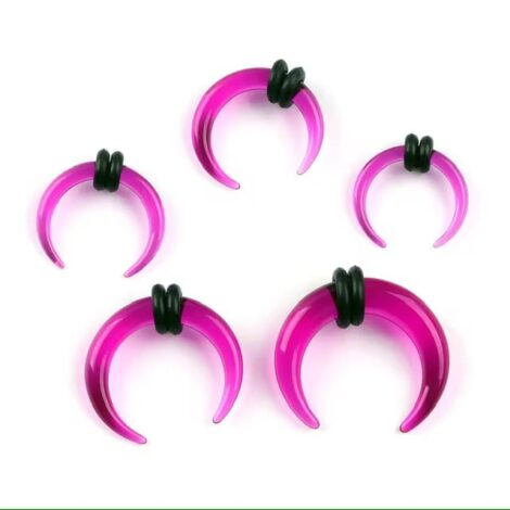 Crescent Pincher Taper Pairs w/ O-Rings, Septum, Earrings - Image 14