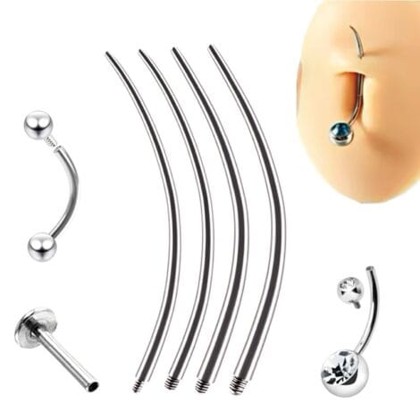 2PC Set Curved Insertion Tapers for Internally Threaded Jewellery