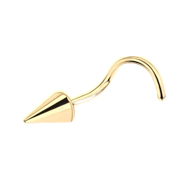 20G Spike Top, Screw and L-Bend Nose Rings