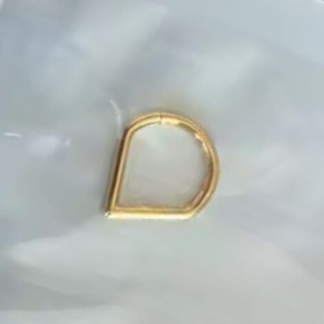 Hinged Segment Ring Teardrop V-Shape - Image 4