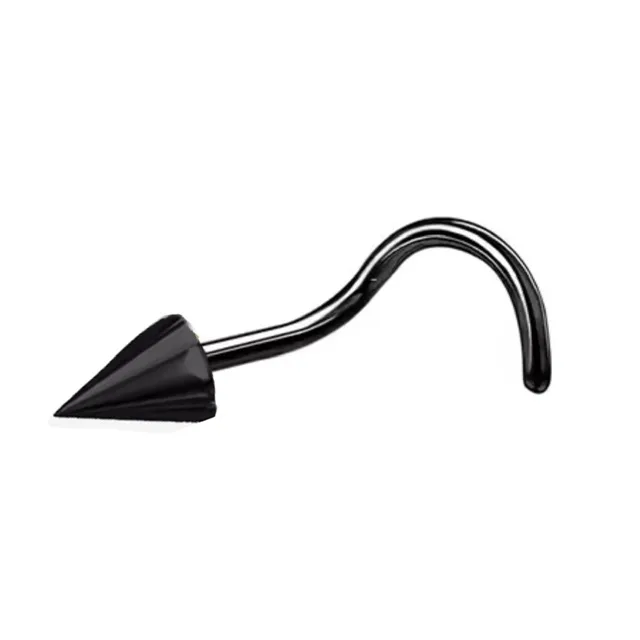 20G Spike Top, Screw and L-Bend Nose Rings