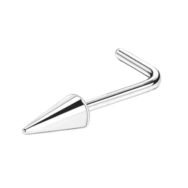 20G Spike Top, Screw and L-Bend Nose Rings